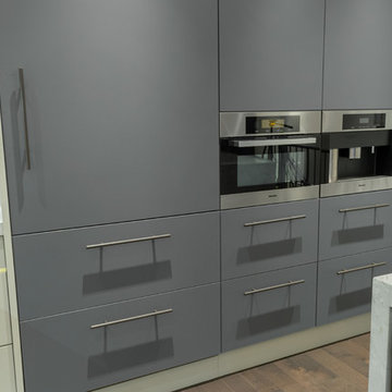 Fenix kitchen cabinets