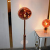 Frauenfeld | Lava Stone LED Lights Dimmable Floor Lamp, Rose Gold
