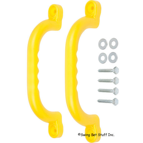 Playground Handles, Set of 2, 10", Yellow