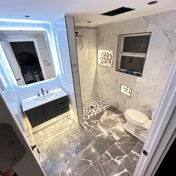 Bathroom Remodel lighting upgrade