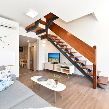 Proyecto de Interiorismo y espacios exteriores Hotel Beach Front Suites Morea -