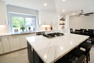 This is an example of a contemporary kitchen in Sacramento.