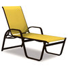 Aruba II 4-Position High Bed Chaise, Textured Kona, Yellow