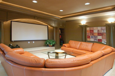 Example of a home theater design in New York