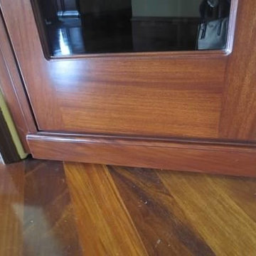 Built in wine cabinet closet