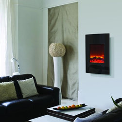 Amantii Convex Electric Wall Mount Fireplace - Indoor Fireplaces