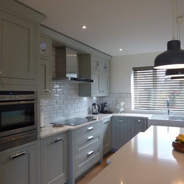 grey in-frame kitchen - fellside housing development