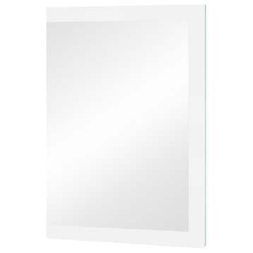 Small LED Lighted Vanity Mirror Includes Dim, 15"x20"