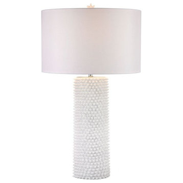 One Light Table Lamp-White Finish - Table Lamps - 2499-BEL-3332146 - Bailey