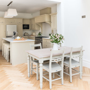 Kitchen extension, Neptune kitchen, herringbone parquet