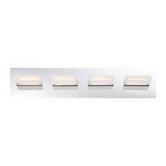 Olson 4-Light LED Bath Bar, Chrome Finish