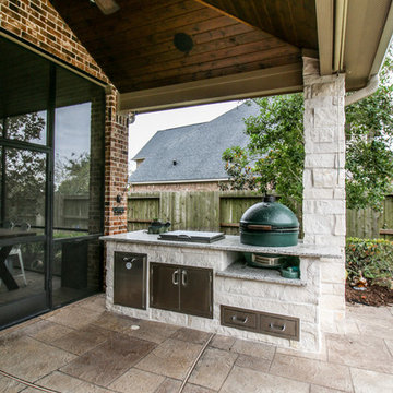 Patio Cover with Outdoor Kitchen: Fulshear, TX