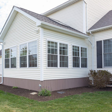 3 Season Room with AZEK Deck and Unilock Paver Patio