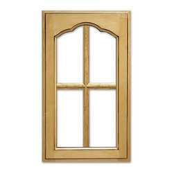 Palermo with French Lites from CabinetNow.com shown in Maple - Kitchen Cabinetry