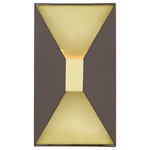 Livex Lighting - Livex Lighting Lexford, 2 Light ADA Wall Sconce, Bronze Finish - The stylish Lexford collection has a unique faceteLexford 2 Light ADA  BronzeUL: Suitable for damp locations Energy Star Qualified: n/a ADA Certified: YES  *Number of Lights: 2-*Wattage:40w Candelabra Base bulb(s) *Bulb Included:No *Bulb Type:Candelabra Base *Finish Type:Bronze