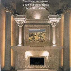 Fireplace surrounds and mantels - Indoor Fireplaces