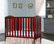 Dream On Me, 2 in 1 Folding PorTable Crib, Cherry