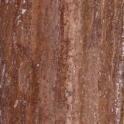 FUTAR / Red Travertine (Colour filled / Polished finish) - Flooring