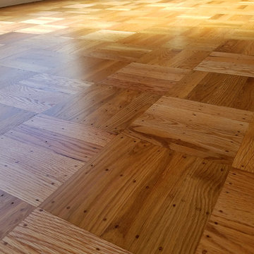 Refinished Hardwood Floors and Stairs