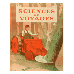 Sciences et Voyages, C. 1920, Artwork - Prints And Posters