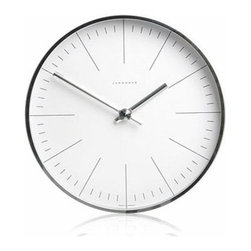 Max Bill Wall Clock Lines By Max Bill - Wall Clocks