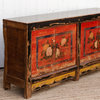 Antique 6' Floral Mongolian Sideboard