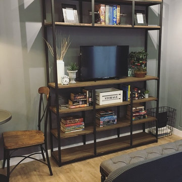 BEFORE & AFTER: Tired Bedroom Transforms to Handsome Space