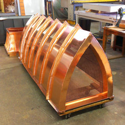 Chimney King, LLC - Cardinal Copper Decorative Shroud - Fireplace Accessories