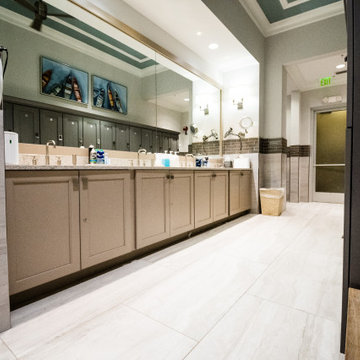 High-Capacity Clubhouse Vanity Suite