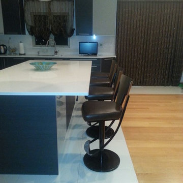High-End Italian Kitchen cabinets in Long Island private house.