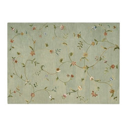 Modern Elegance Sage Area Rug, 8' x 11' - Area Rugs