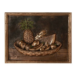 Metal mural for kitchen backsplash - Tile