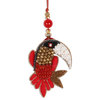 Novica Handmade Glamorous Toucans Beaded Cotton Ornaments (Set Of 5)