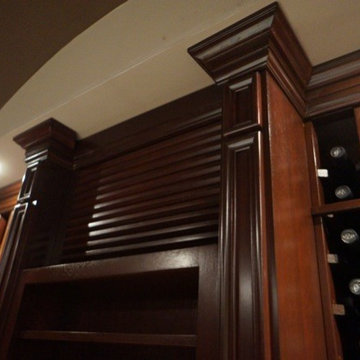 Yang- Dark Wood Wine Cellar
