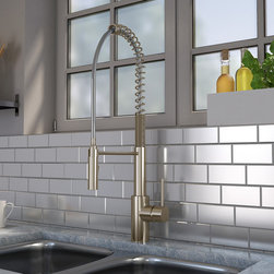 Motegi Single Handle Pre-Rinse Faucet - 2MT270-BN - Kitchen Faucets