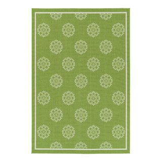 Kaleen Amalie Collection Aml07-96 Lime Green Area Rug 7'2