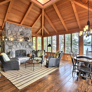 Wintergarten mit normaler Decke Ideen, Design & Bilder - Oktober 2020