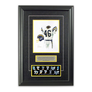 San Diego Chargers 1985 uniform artwork, This is a highly d…