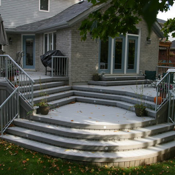 Custom decks by Hickory Dickory Decks using Veka decking.