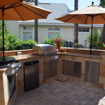 Outdoor Kitchen Installations with Evo Circular Cooktop