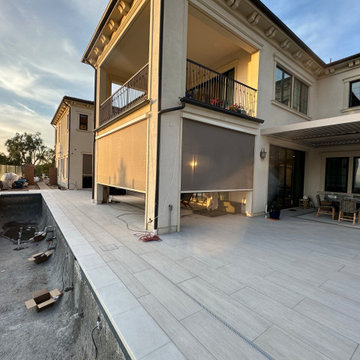 California Room Motorized Power Screens Yorba Linda, California