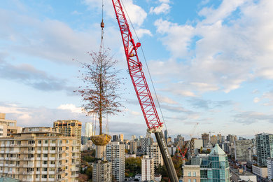 Design ideas for a contemporary landscaping in Vancouver.
