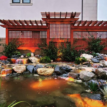 Tranquility Pond with Garden Wall