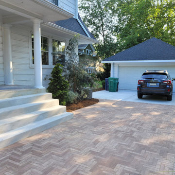 Driveway with historic preservation in mind