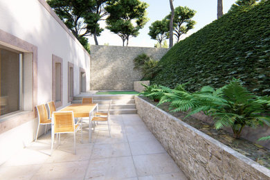 Foto de diseño residencial mediterráneo pequeño