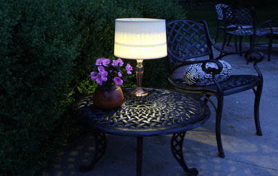 Light Up Your Night With an Easy Outdoor Table Lamp