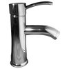 Contemporary Bathroom Faucet Vessel Sink, Single Handle, Silver, Standard, Conte