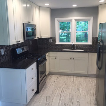 Kitchen Remodel - Vanilla Shaker Kitchen Cabinets