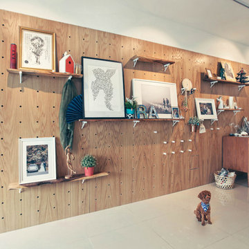 RD residence. (Graffiti artist x Origami artist)
