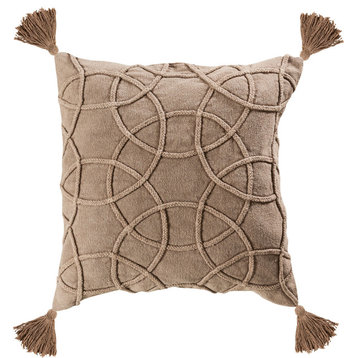 Centre Pillow - Taupe, 20X20